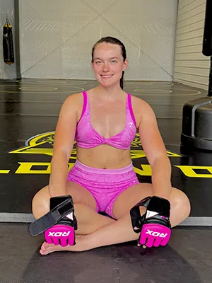 Coach Dakota, women's self-defense lead at Golden Oak Combat Club